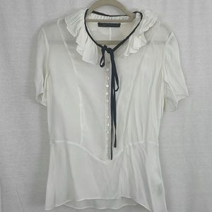 Never worn Zara Bow Top